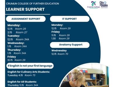 Learner  Supports at Crumlin College