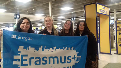 Crumlin College Beauty Students on their Erasmus Trip to Malaga